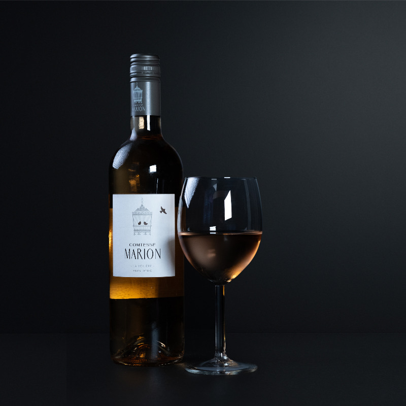 Rosé Huiswijn Glas